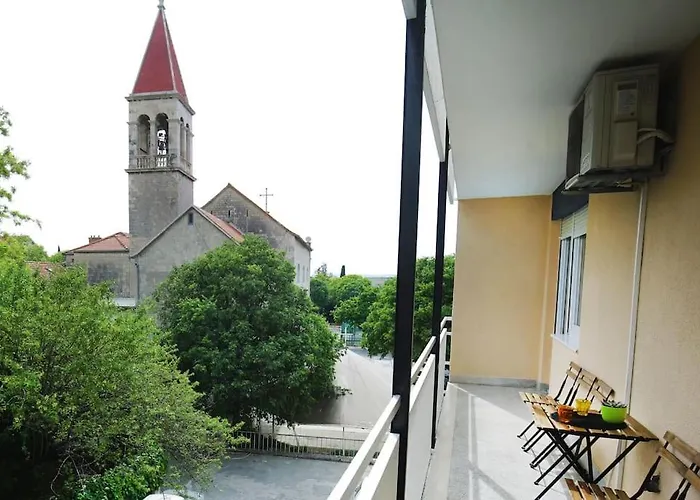 ☆beach Centar Large Stylish With Terrace Split