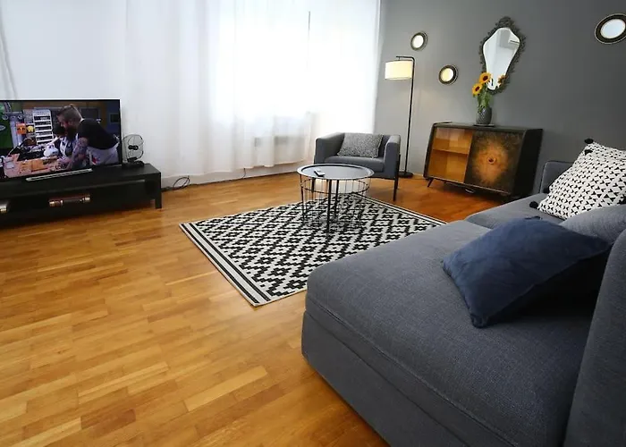 ☆beach Centar Large Stylish With Terrace Apartment *