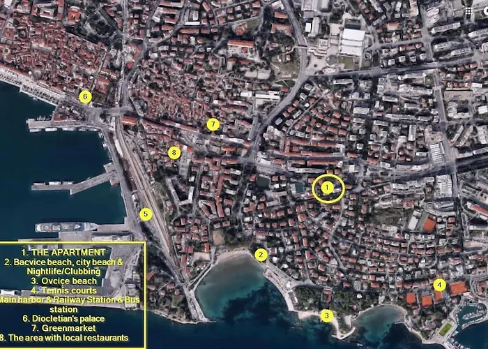 ☆beach Centar Large Stylish With Terrace * Split