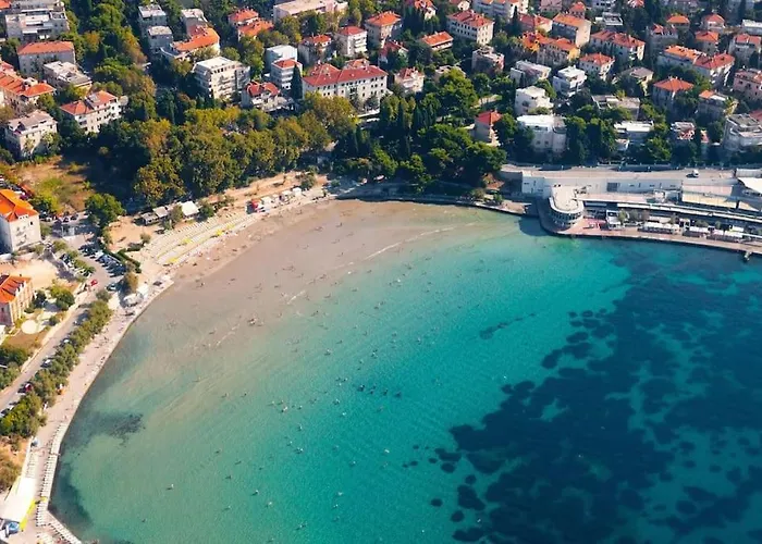 ☆beach Centar Large Stylish With Terrace Apartment *